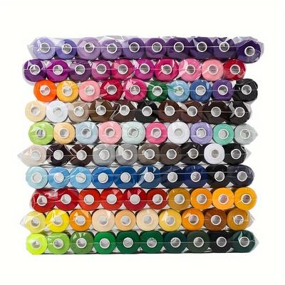 TEMU 100pcs Home Diy Sewing Machine Small Thread Hand Sewing Thread 100 Colors Optional 402 Sewing Thread 400 Yards 10 Colors Polyester Thread