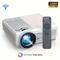 4k Projector With Wifi, Portable Native 1080p Mini Projector For Iphone, 5g Outdoor Short Throw Movie Projectors For Home Cinema, Usb, Vga Supported Suitable For Family/meeting Room