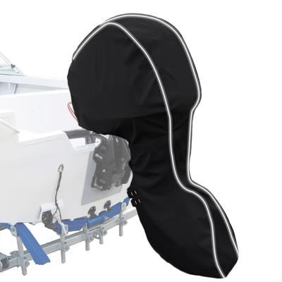 1pc Outboard Motor Cover, Marine Waterproof Cover With Adjustable Strap