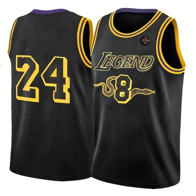 Boy's Legend #8/24 Embroidered Basketball Jersey, ...