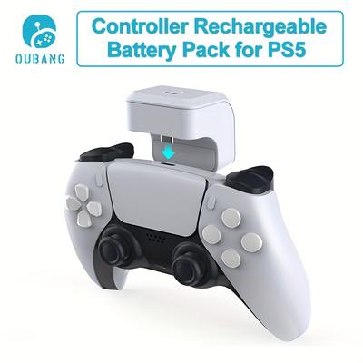 Oubang For Ps5 Controller Accessories Rechargeable Battery Pack, 1200mah With Led Indicator, Play And Charge Kit For Playstation 5 Controller With Usb Type-c Charging Cable.