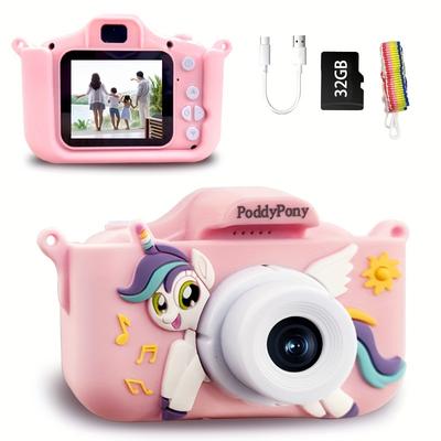 Updated Kids Camera Portable Toy With 32gb Sd Card...