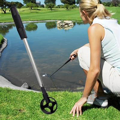 TEMU Portable Stainless Steel Golf Ball Retriever, Golf Accessories