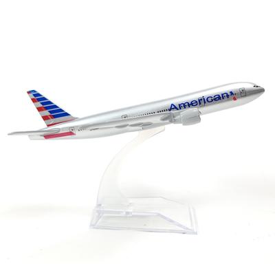 Boeing 777 Airplane Model (aa) 1:400 Metal Kit Diecast Jumbo Airliner Model For Collection And Gift