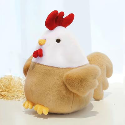Plush Chicken Doll, Cute Rooster Cloth Doll, Soft ...