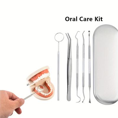 3/4/5/6pcs Dental Tools, Dental Pick, Plaque Remov...