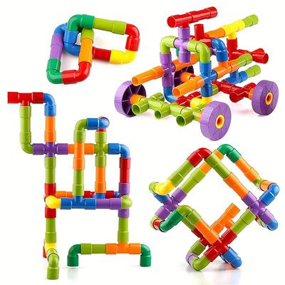 30/50pcs System Learning Toy Tube And Nozzle And C...