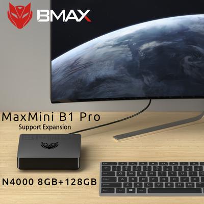 B1 Pro Mini Pc 8gb 128gb Emmc Mini Gaming Computer With Processor N4000, Windows 11, Home/business Mini Desktop Computer