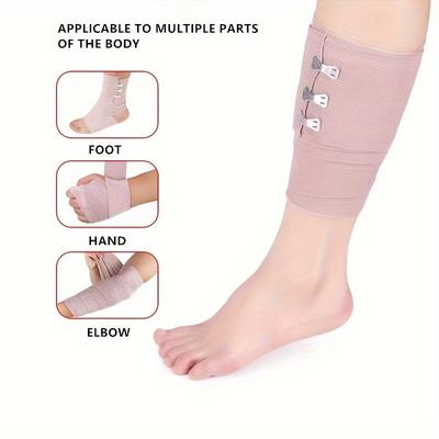 [3-piece Set] Elastic Stretch Hemostatic Bandage, Buckle High-voltage Sports Protective Gear, Elastic Bandage, Size: 5cm*4.5m 7.5cm*4.5m 10cm*4.5m