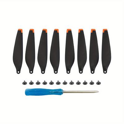 TEMU 8pcs Propellers For 4 Pro & , Propellers, Low-noise And Quick-release Blades Props Wings, And Compatible With 4 Pro & Drone Accessories - Not For Mini 3