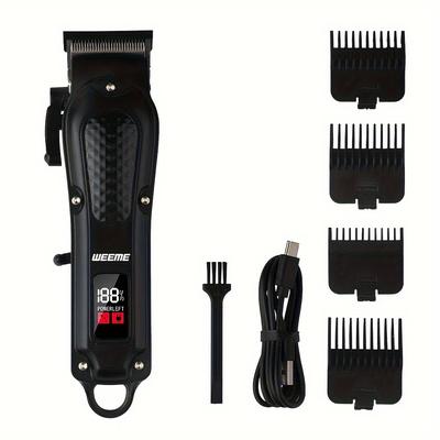 Men's Electric Hair Clipper Trimmer Usb Rechargeable Hair Clipper Trimmer With Limit Comb Hair Cutting Shaving Machine Holiday Gift For Men Father's Day Gift