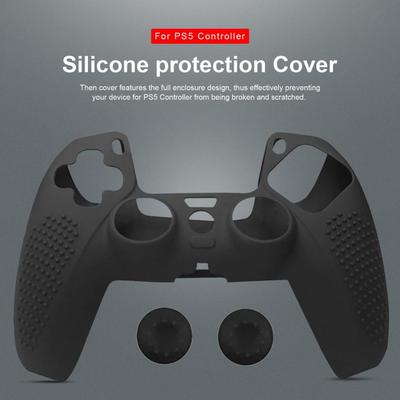 Gamepad Silicone Non-slip Protective Suitable For Playstation 5 Accessories Ps5 Controller Non-slip Cover Thumb Grip