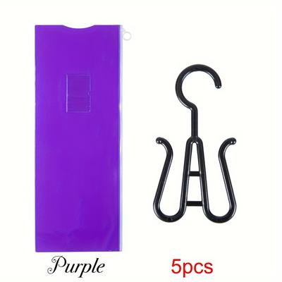 5 Set 27.5inch*2.78inch Pvc Wig Bags Storage With Hanger Wig Storage Bags For Multiple Wigs Bags For Hair Extension/ponytail/hairpieces Big Size