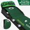 TEMU Huaen Golf Accelerator Pro - Indoor Golf Putting Mat With Auto-ball Return & Behind-the-hole Ball Collector - Putter Alignment Guides At 3, 5 & 7 Feet