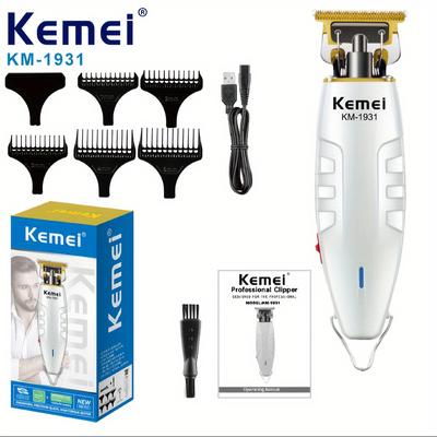 Professional Electric Hair Trimmer Beard Grooming, For Men Rechargeable Hair Cuttingmachine Blade Can Be 0 Km-1931