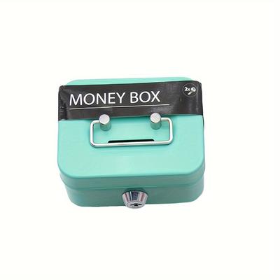 1 Creative Portable Piggy Bank With Key Storage Bo...
