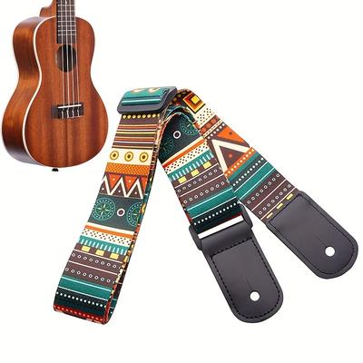 TEMU Ukulele Strap Adjustable Ukulele Shoulder Strap, Suitable For Concert Baritone String Instruments