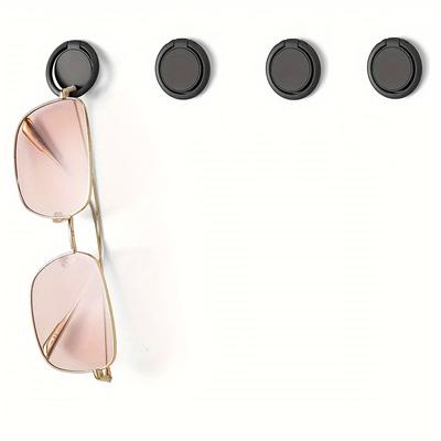 TEMU 4pcs Glasses Organizer Wall Mounted Eyeglasses Holder Hanging Eyeglass Holder For Glasses Display