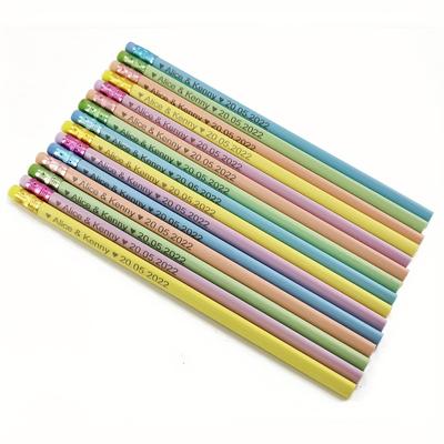 30pcs Personalized Engraved Pencils With Eraser, S...