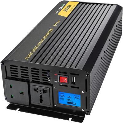 Mophorn - vevor Reine Sinuswelle Wechselrichter 2000 w 4000 w, DC12V auf AC240V Stromwandler, Image