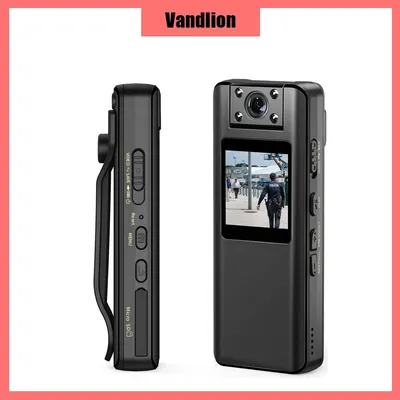 Vandlion A22 Digital Mini Body Camera Full HD 1080P Night Vision 2200mAh Long Battery Life Mounted