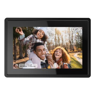 DENVER Digitaler Bilderrahmen "FRAMEO Bilderrahmen PFF-725", schwarz, B:14,4cm H:5,4cm T:22cm, Digital-Bilderrahmen Image