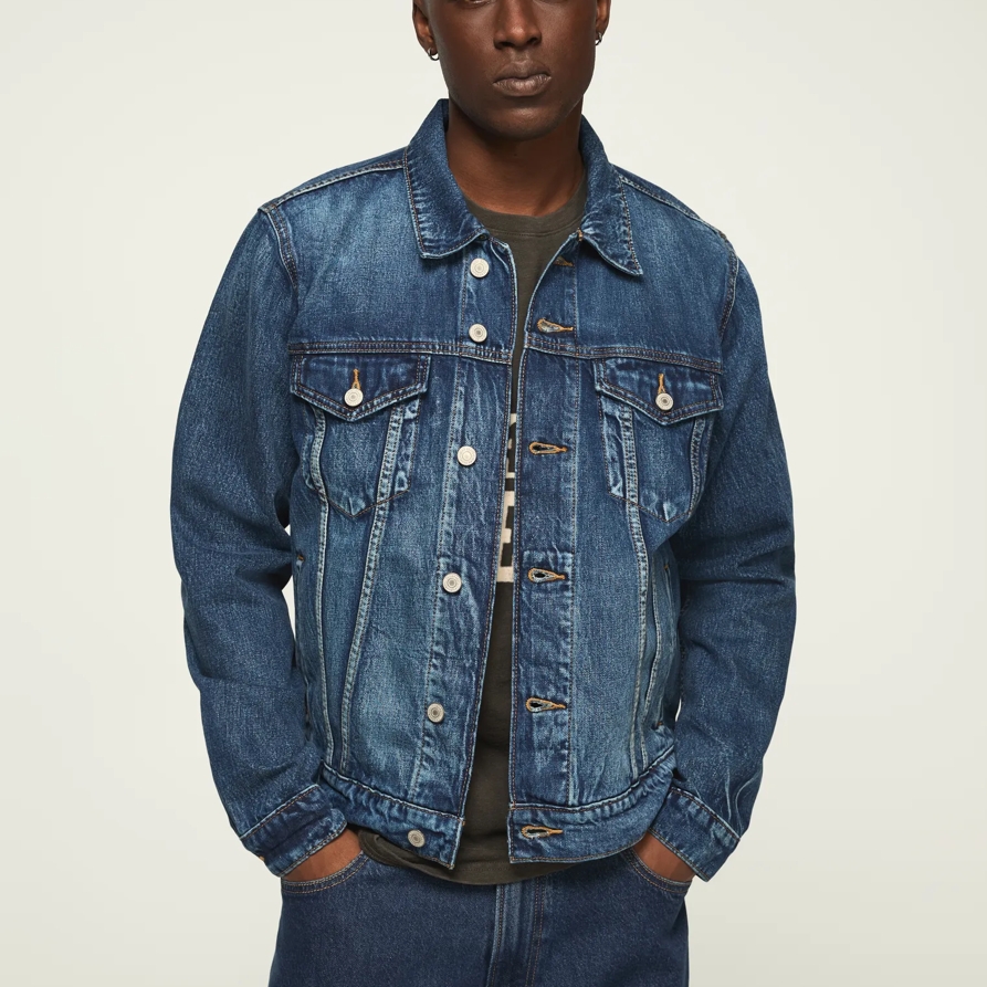 Lucky Brand Denim Trucker Jacket - Men's Clothing Outerwear Jackets Coats in Altavista, Size M