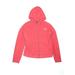 The North Face Zip Up Hoodie: Pink Tops - Kids Girl's Size 14