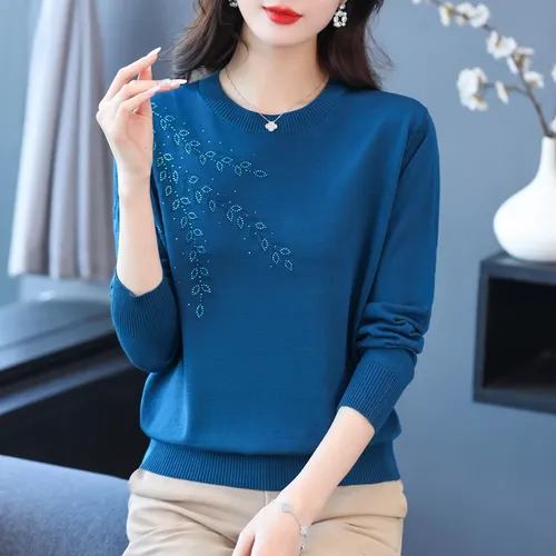 Pullover Tops Frühling koreanische Mode Frauen Kleidung Langarm Pullover Pull Femme Frauen Pullover
