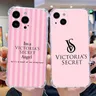 Custodia per telefono Pink V-Victorias S-Secret V-VS per iPhone 15 14 13 12 11