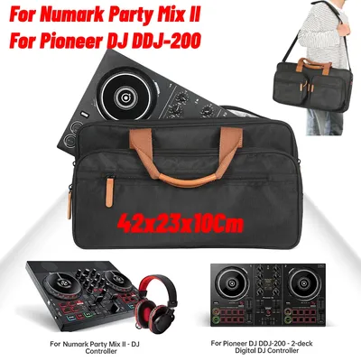 Eva dj controller aufbewahrung taschen staub dichte dj ausrüstung tragetaschen mit pu griff für numark party mix ii/pioneer dj DDJ-200