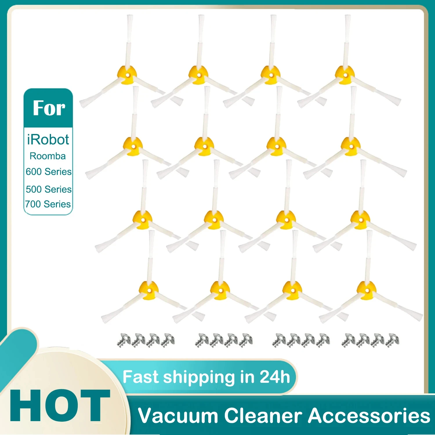 Seitenbürste für iRobot Roomba 600 700 Serie 694 692 690 680 660 665 651 650 614 760 770 780 776 782 785 & 500 Serie 595 585 564 Image