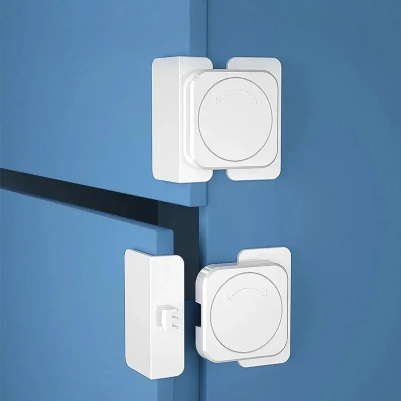 Baby Sicherheitsschloss Multifunktionale Anti Offene Schrank Schnalle Kinder Kühlschrank Schrank Türschloss Kinder Home Security Schutz Image