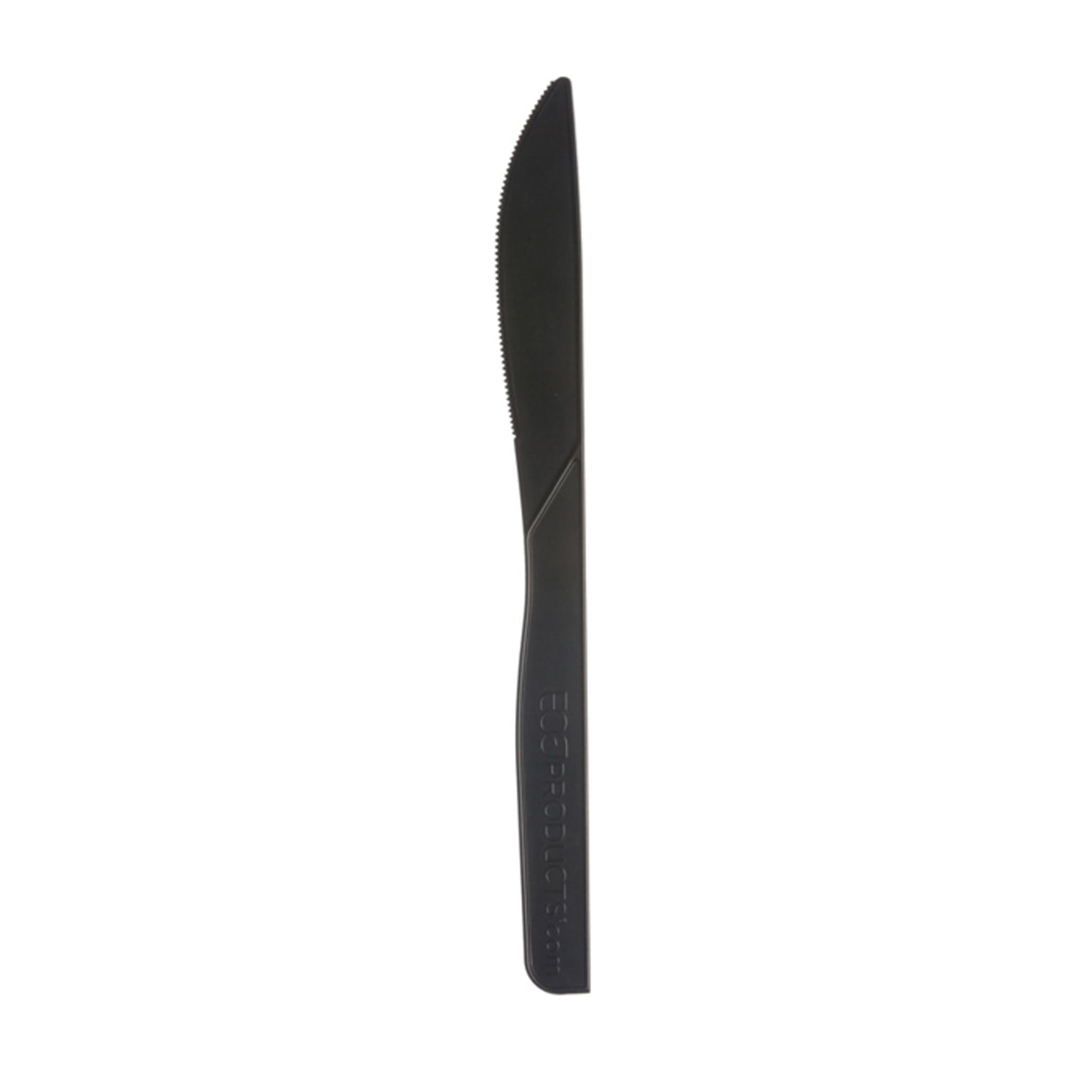 Eco Products ESVKNBK500 7" Vine Disposable Knife - PLA, Black