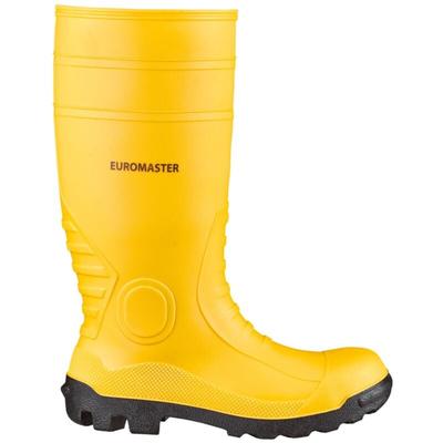 Euromaster pvc - Stiefel eurofort, en 345 S5 sra, ca. 38 cm hoch, Gelb, Gr.42