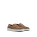 Suede Slip-on Loafers With Emed Logo