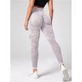 Per donna Pantaloni da yoga Leggings da yoga Vita Alta Yoga Allenamento in Palestra Pilates Collant Grafico Nero Verde militare Cachi Gli sport Abbigliamento sportivo Elasticizzato Taglia piccola