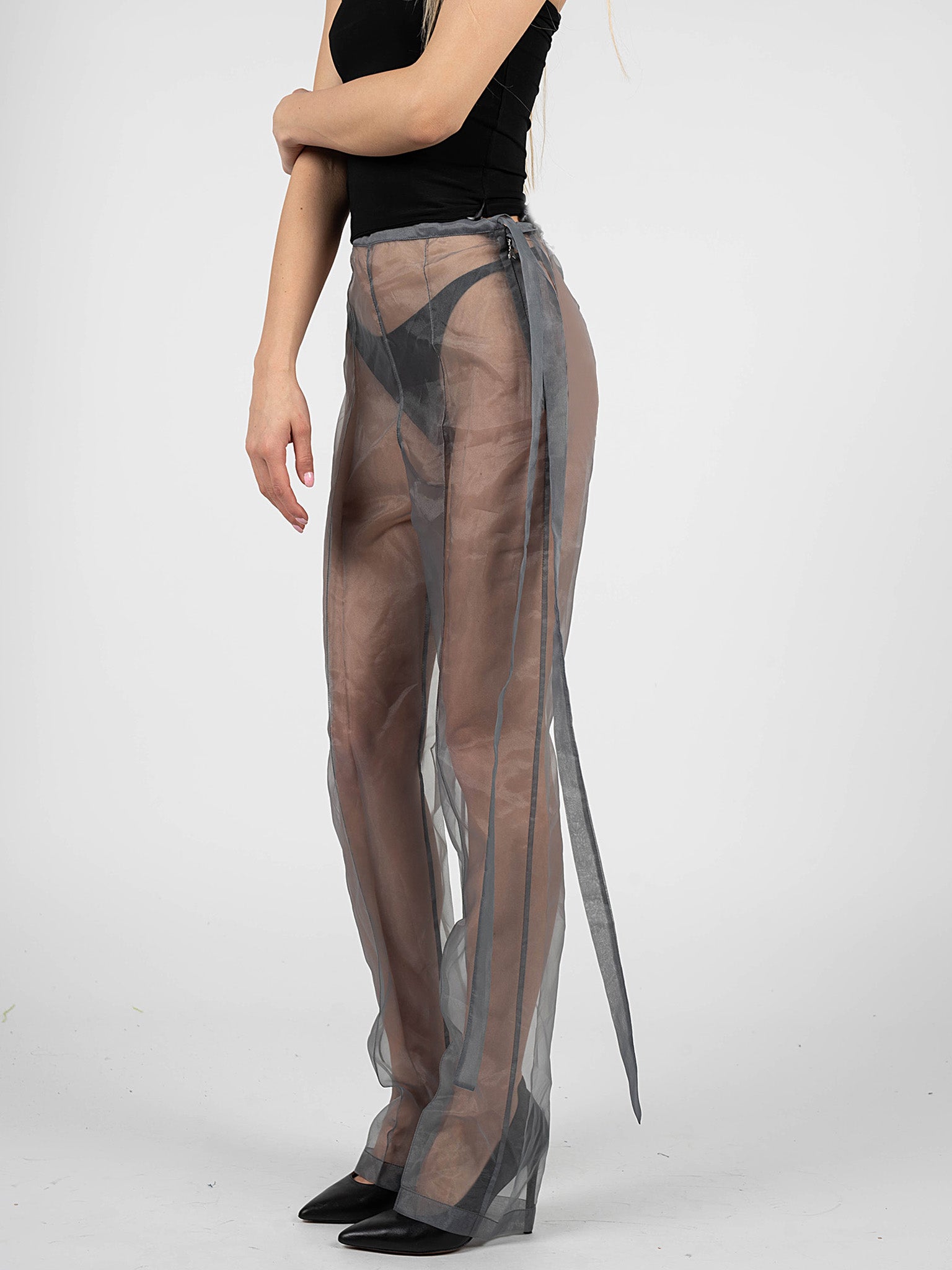 Patrizia Pepe Hose Damen grau EU 42 / IT 46