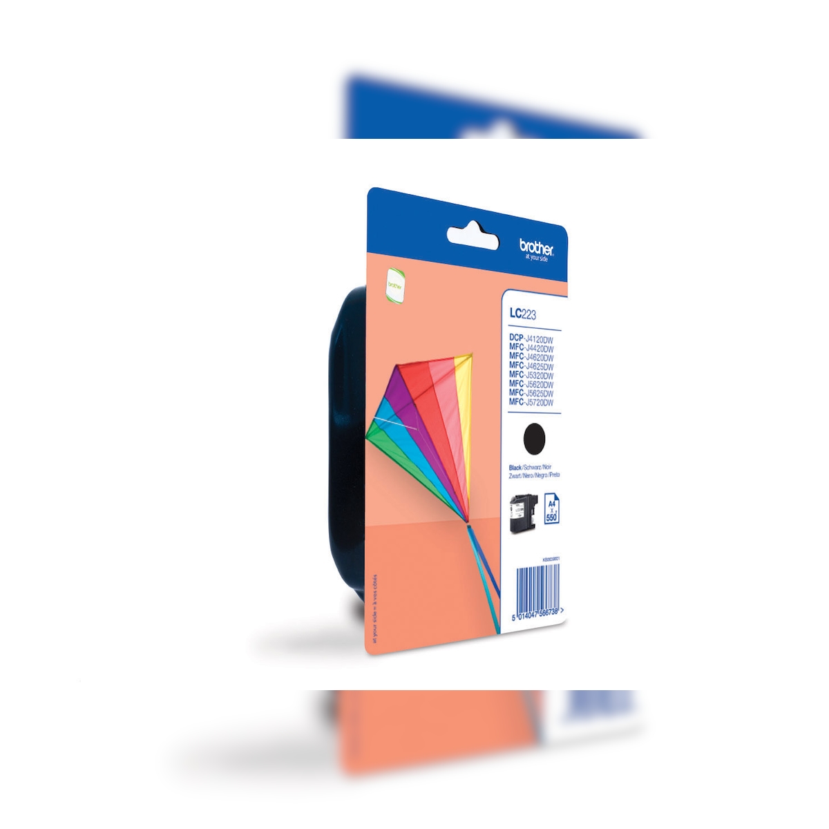 Brother LC-223BK / LC-223BKBP / LC-223BKBPDR Tinte schwarz Image