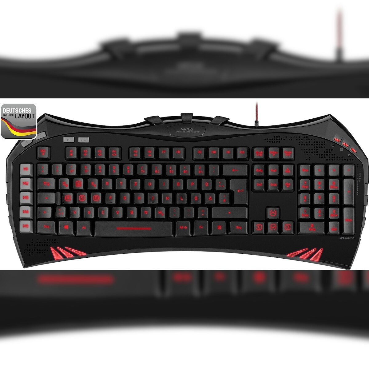 SPEEDLINK VIRTUIS Advanced Gaming Keyboard, black Image