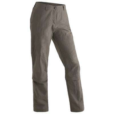 Maier Sports - Women's Nicole Capri - Zip-Off-Hose Gr 18 - Short braun/grau Image