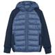 Color Kids - Kid's Hybrid Fleece Jacket with Hood - Kunstfaserjacke Gr 128 blau