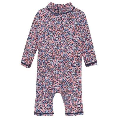 Color Kids - Baby Suit L/S AOP - Lycra Gr 80 rosa