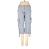 Ann Taylor LOFT Outlet Cargo Pants - Mid/Reg Rise: Gray Bottoms - Women's Size 2 Petite