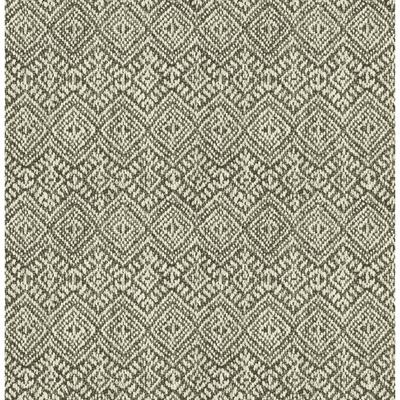A-Street Prints Gallivant Black Woven Geometric Wallpaper