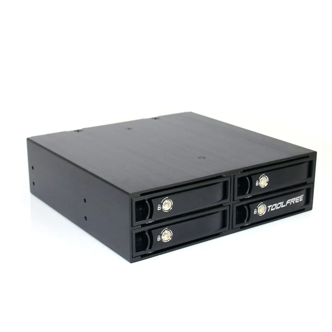 TOOLFREE 4x2,5 inch Optische Laufwerk Bay 6G 12G SATA Ⅲ 6Gbps/MiniSAS HDD Rahmen mobile Rack SATA Festplatte Box Fach Station Image