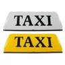Weiß/gelbe Schale LED Magnet fuß 12V Auto Taxi Taxi Dach Schild Licht Lampe wasserdicht Taxi Kuppel