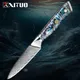 Xituo Gemüse messer 3,5 Zoll Damaskus vg10 japanisches Super Stahl Küchenmesser Gemüse, Obst messer Rasiermesser scharfes Kochmesser
