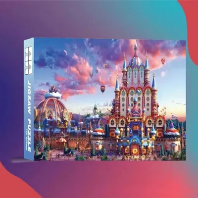 70*50cm Erwachsenen Papier Puzzle 500 Stück Geschenk box Landschaft Charaktere hohe Schwierigkeiten Gehirn Stress abbau Spiel Spielzeug Image