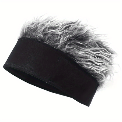 Retro Hip Hop Beanie With Adjustable Synthetic Fib...
